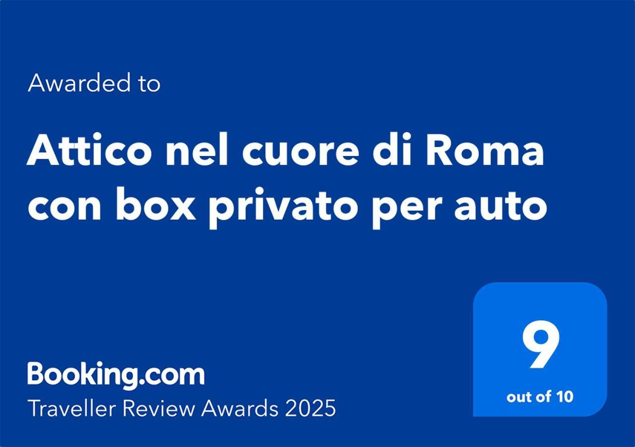 Attico Nel Cuore Di Roma Con Box Privato Per Auto Extérieur photo